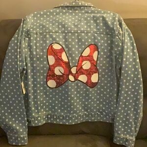 Disney Light Blue Polka Dot Dental Jacket